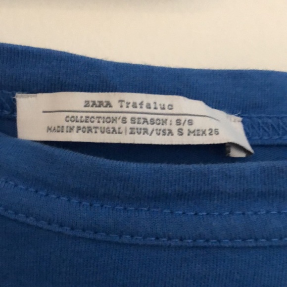 ZARA Royal Blue OSAKA Crop Top - Picture 5 of 5